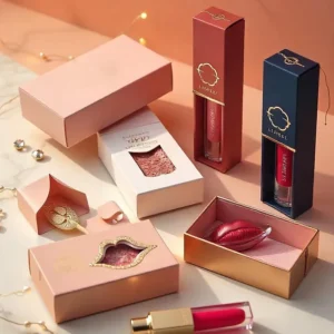 customized lip gloss boxes