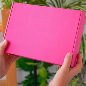 Printed Pink Mailer Boxes