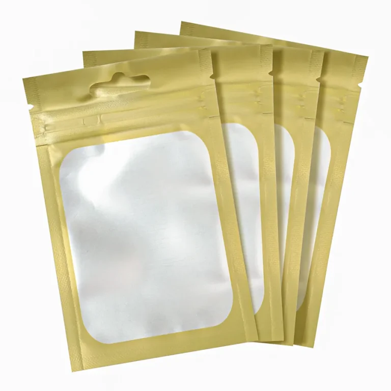 Custom Gold Mylar Bags-3