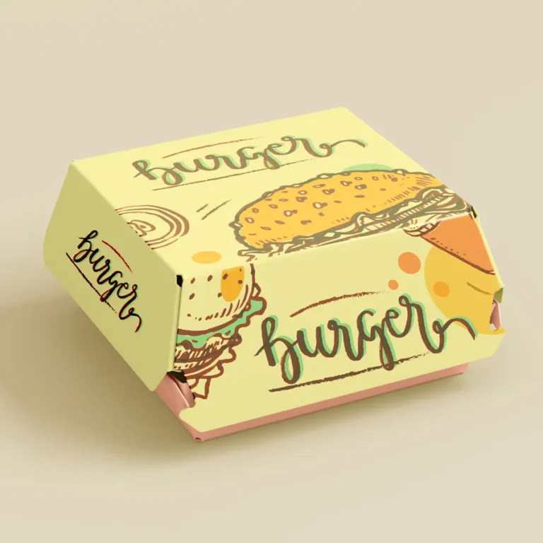 Small Kraft Burger Boxes -3