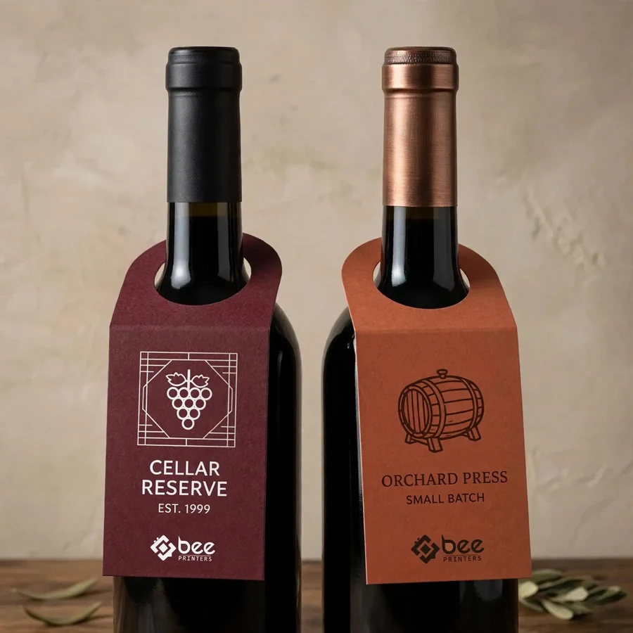 Bottle Neck Hang Tags