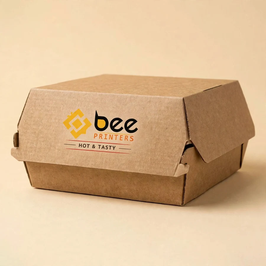 Brown Burger Boxes