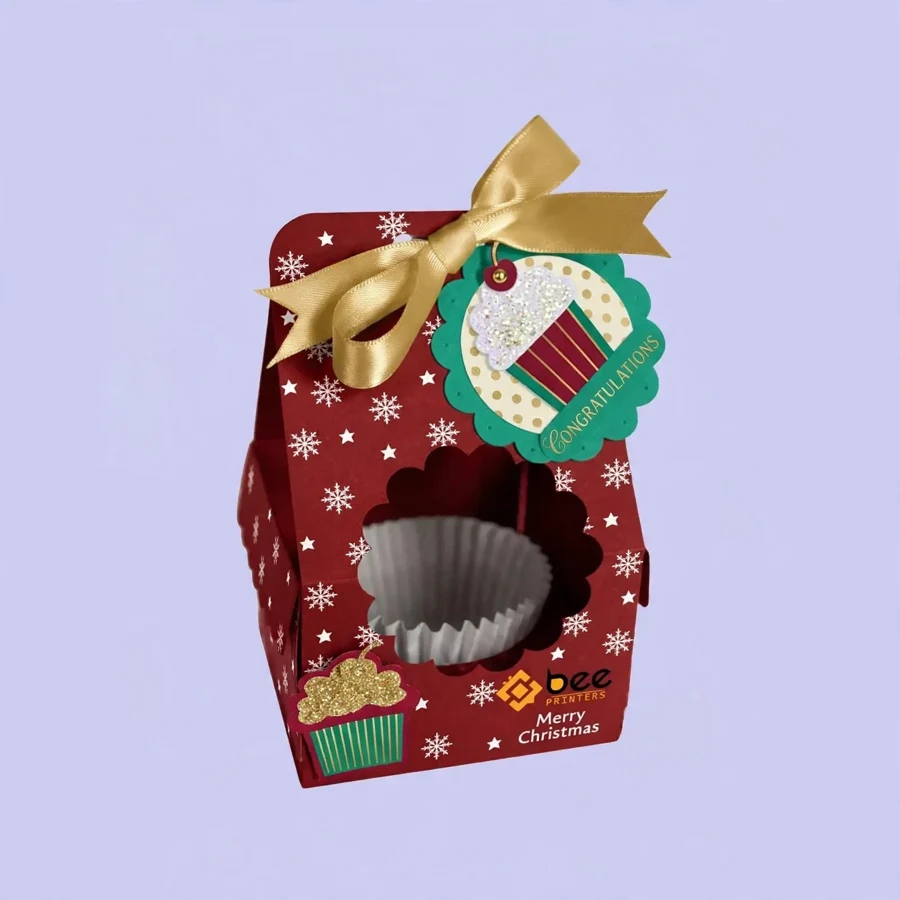 Christmas Cupcake Boxes
