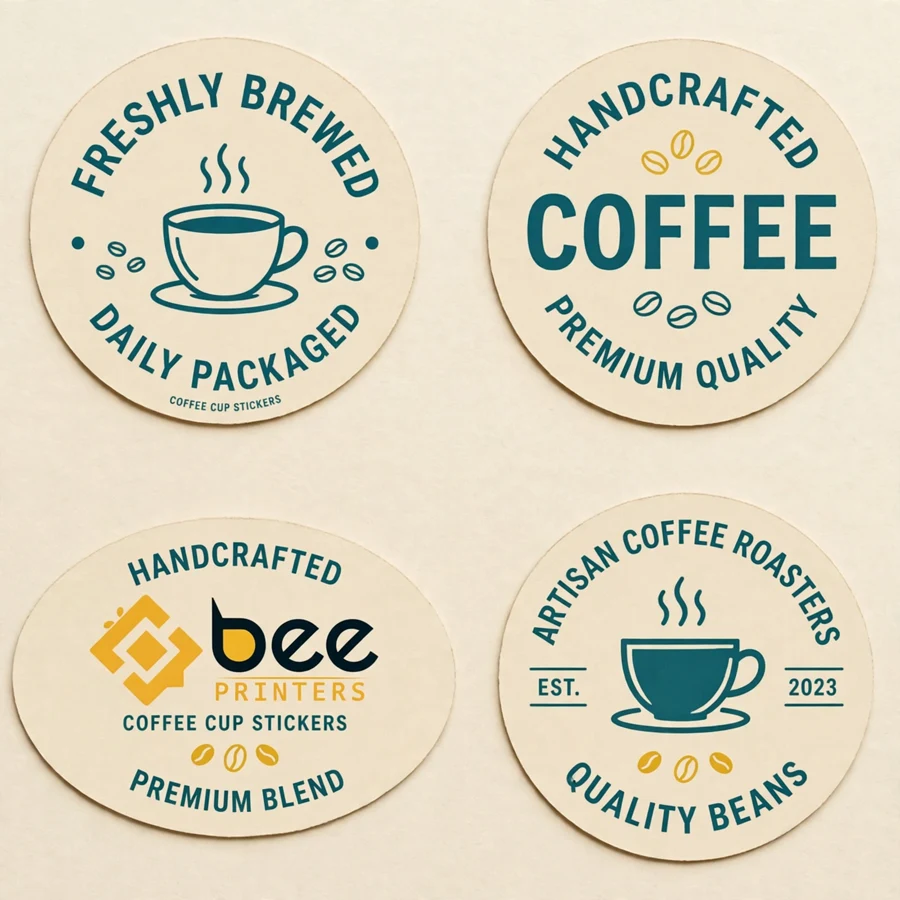 Coffee Cup Stickers