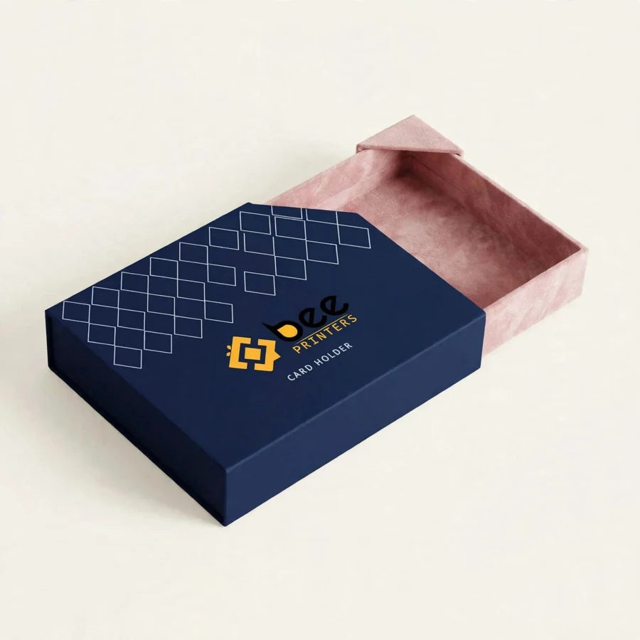 Custom Leather Card Holder Boxes