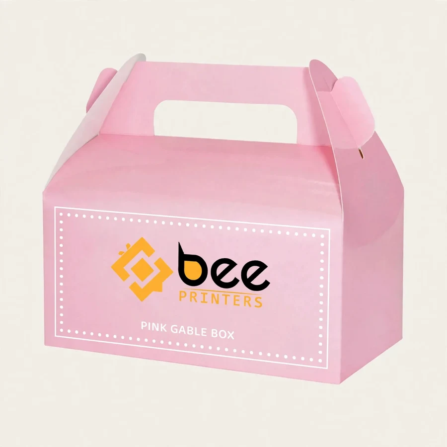 Pink Gable Boxes