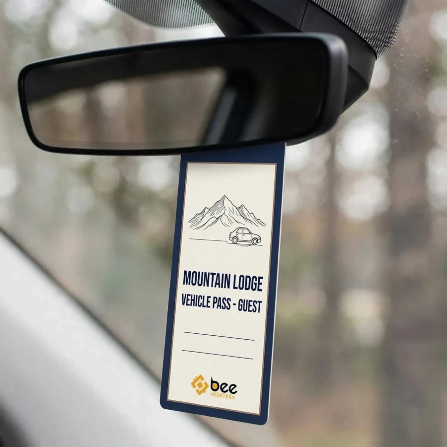 Rear View Mirror Hang Tags
