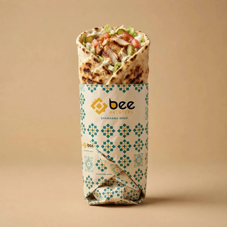 Custom Shawarma Wrapping Paper