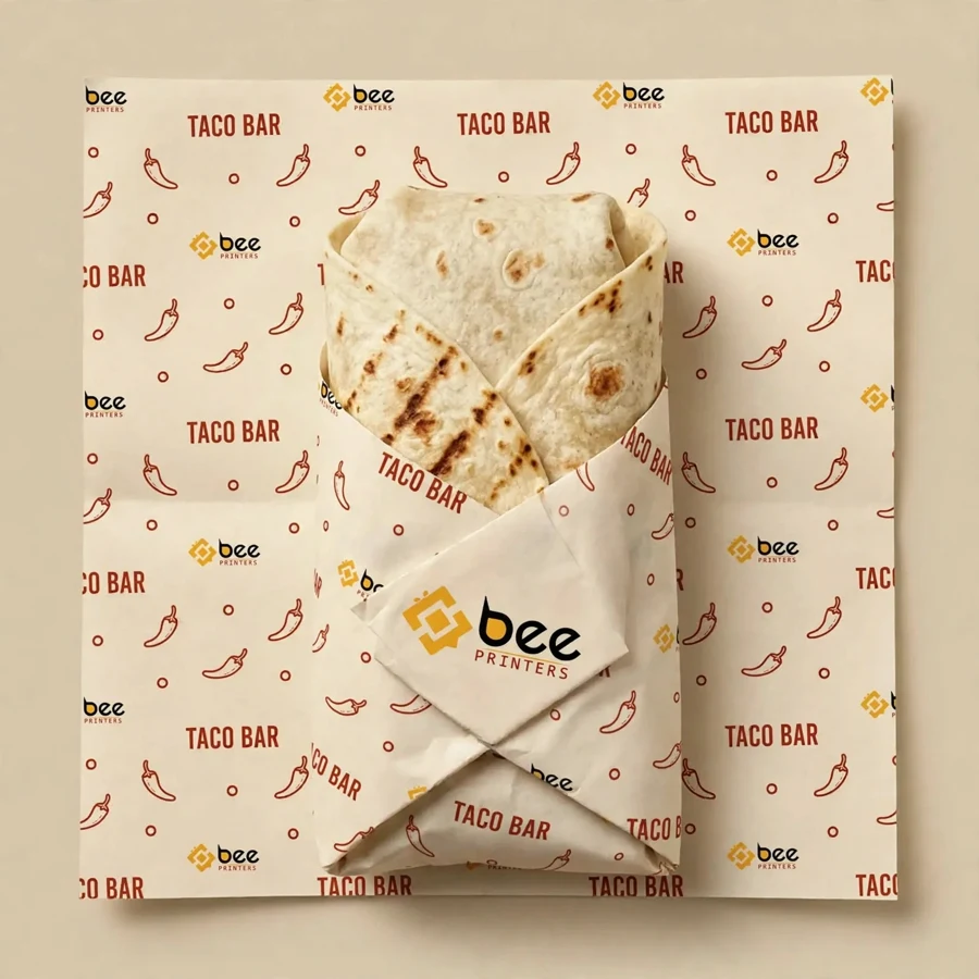 Custom Tortilla Wrapping Paper